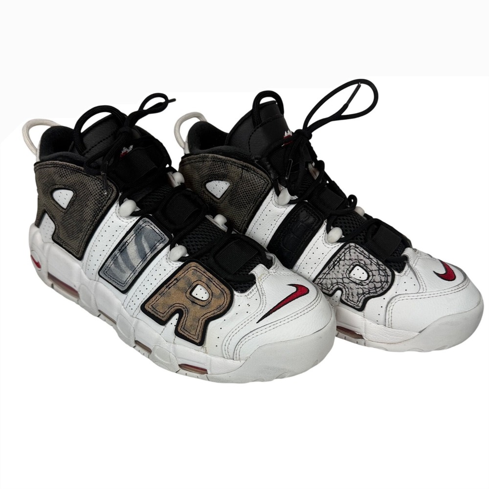 Nike Air More Uptempo Animal '96 Sneakers Men's Size 10.5 Basketball Tunnel Walk